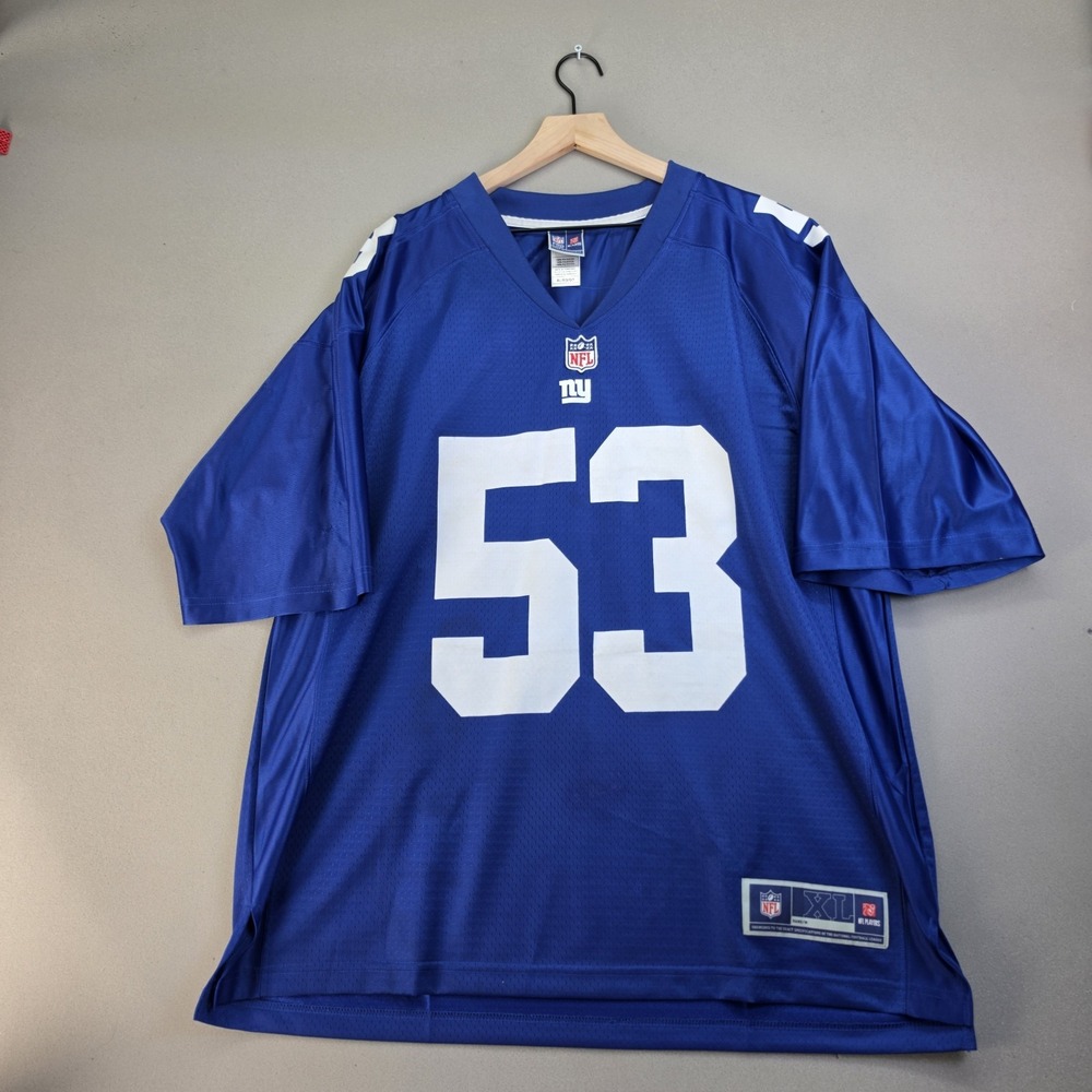 NFL Pro Line New York Giants Oshane Ximines 53 Jersey Mens XL Blue Football NY